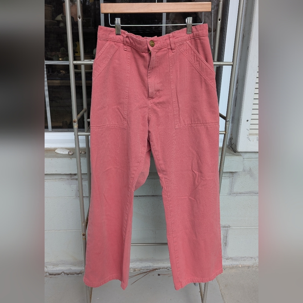 Big Bud Press Dusty Rose Straight Leg Utility Pants